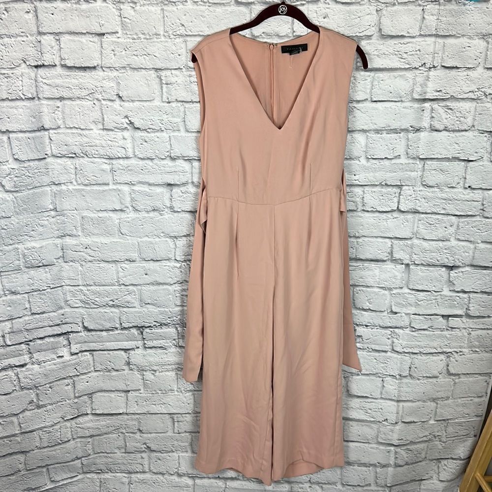 Tahari Pink Sleeveless Jumpsuit Size 6